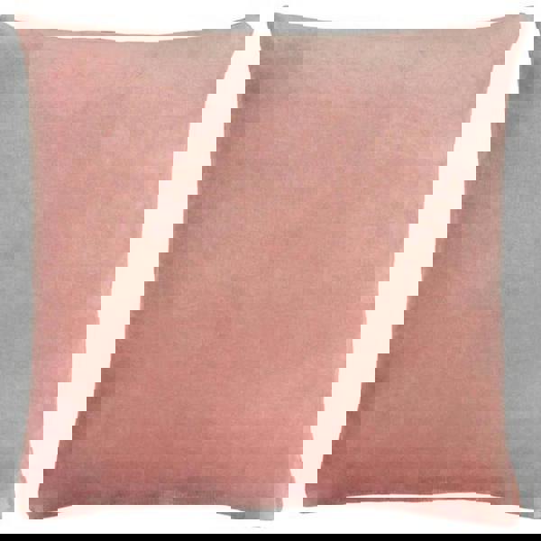 Furn Solo Velvet Square Cushion Cover - Pink
