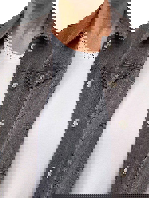 PennyPlain Denim Style Jacket - Pewter Wash