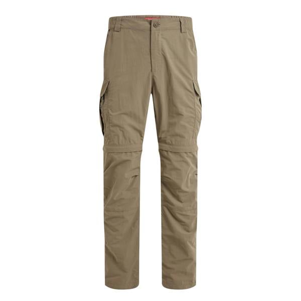 Craghoppers Mens NosiLife III Convertible Cargo Trousers - Pebble