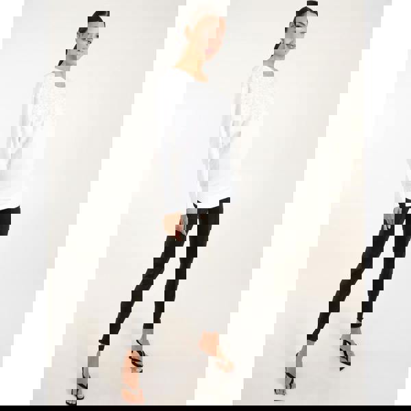 Blue Vanilla Embellished Pearl Knitted Jumper