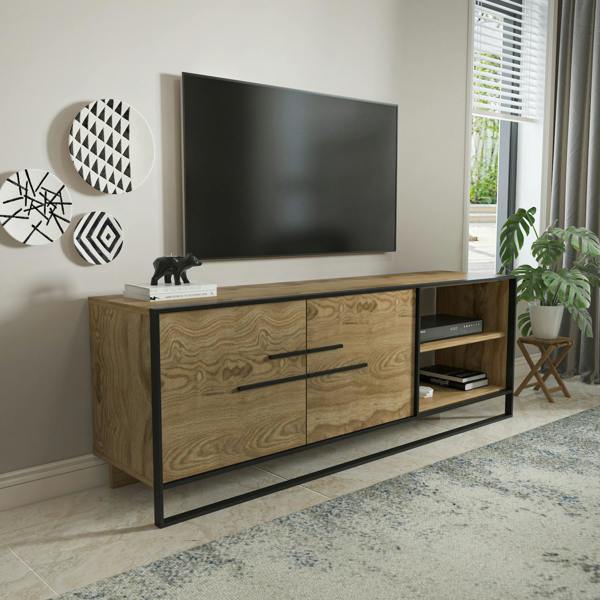 Decorotika Polka  Modern Tv Stand TV Cabinet for TV's up to 70"