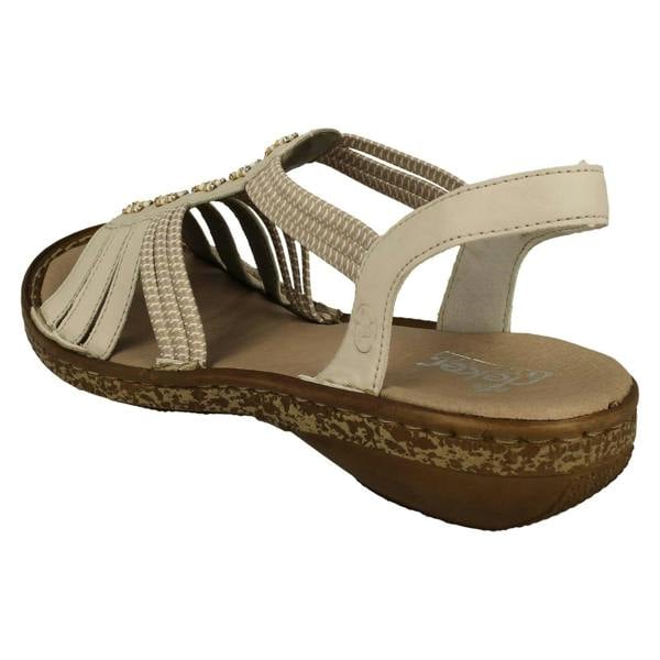 Rieker Ladies Rieker Casual Strappy Slip On Sandals 62855