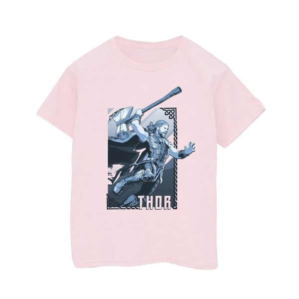 Marvel Boys Thor Love And Thunder Attack T-Shirt - Baby Pink