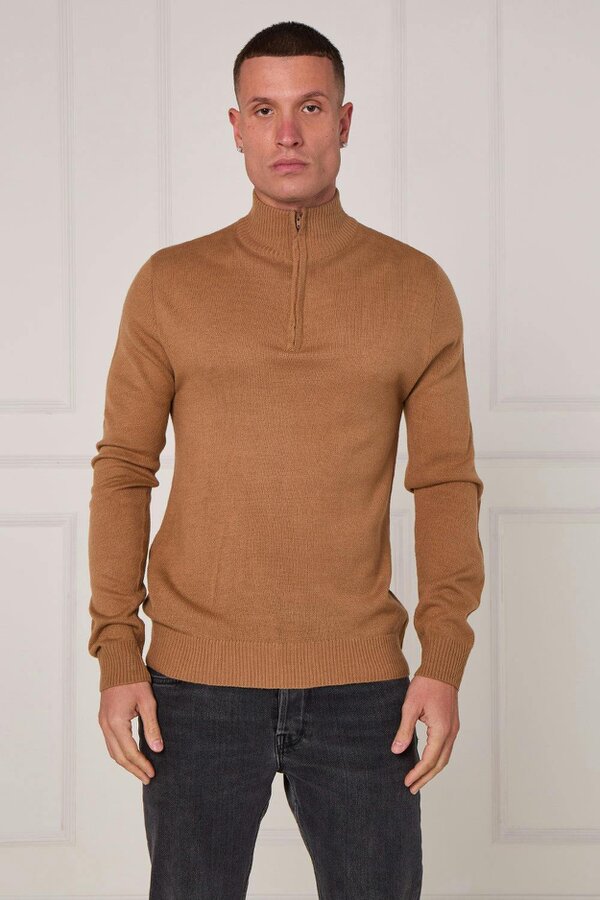 Half Zip Knit Jumper