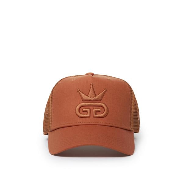 God Given Talent GGT Copper Orange Logo Burnt Orange Mesh Snapback