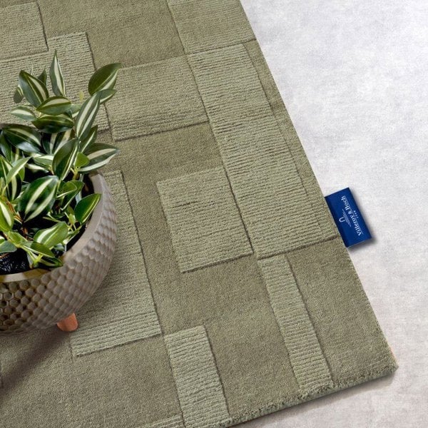 The Rugs Hand-Woven Abstract Design Wool Rug