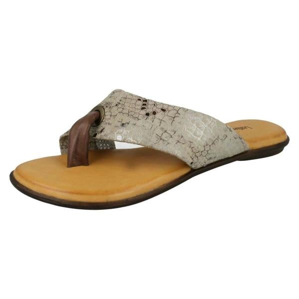 Leather Collection Ladies Leather Collection Toepost Sandals