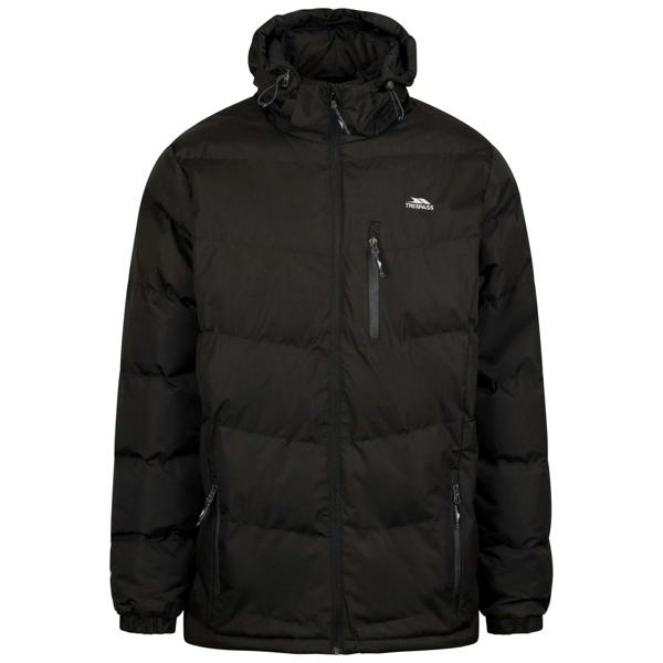 Trespass Mens Blustery Padded Jacket - Black X