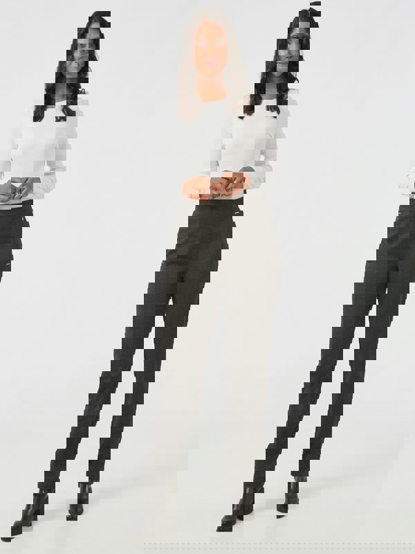 PennyPlain Herringbone Treggings - Charcoal