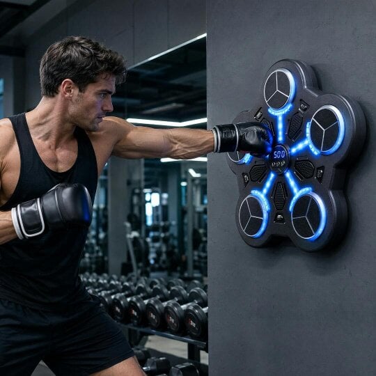 Havendro Music Boxing Machine Smart Musical Boxing Machine with Gloves Punching Machine