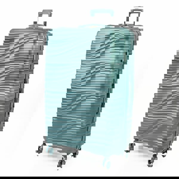 Pierre Cardin Riviera Hard Travel Suitcase 8 Spinner Wheeled Luggage with TSA Locks