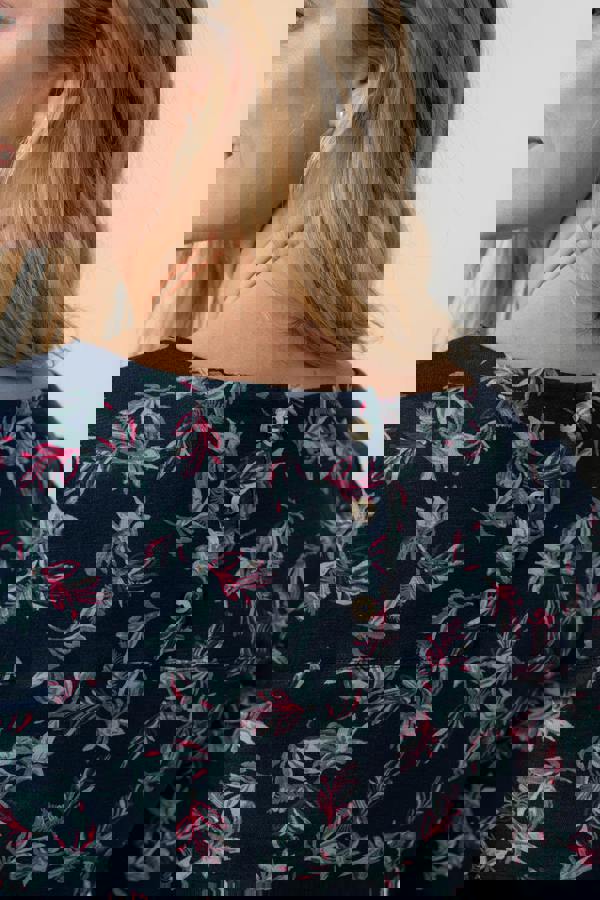 Lily & Me High Tea Organic Cotton Jersey Tunic Navy