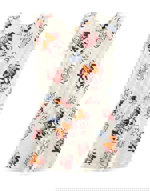 Disney Minnie Mouse Girls Multicoloured Character AOP Sleeveless Playsuit