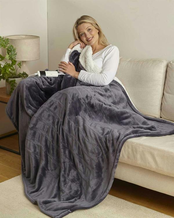 Grey Blanket HEATED