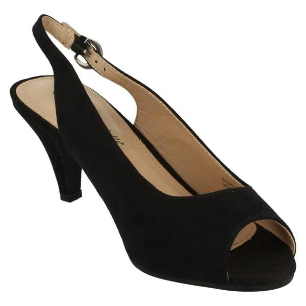 Anne Michelle Ladies Anne Michelle Peep Toe Sling back Heels