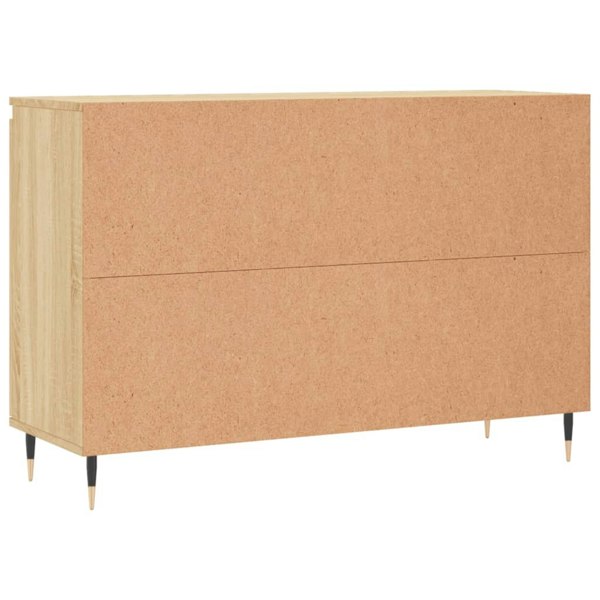Berkfield Sideboard Sonoma Oak 104x35x70 cm Engineered Wood