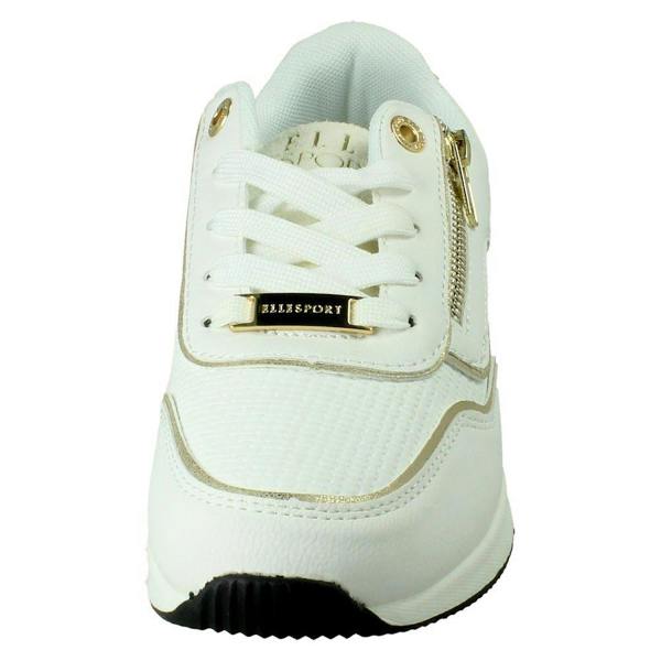 Elle Sport Ladies Elle Sport Zip Detailed Lace Up Trainers F7545