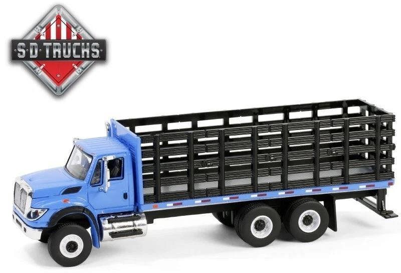 MCSlots 2018 International Workstar Platform Stake Blue 1:64 Greenlight 45190B