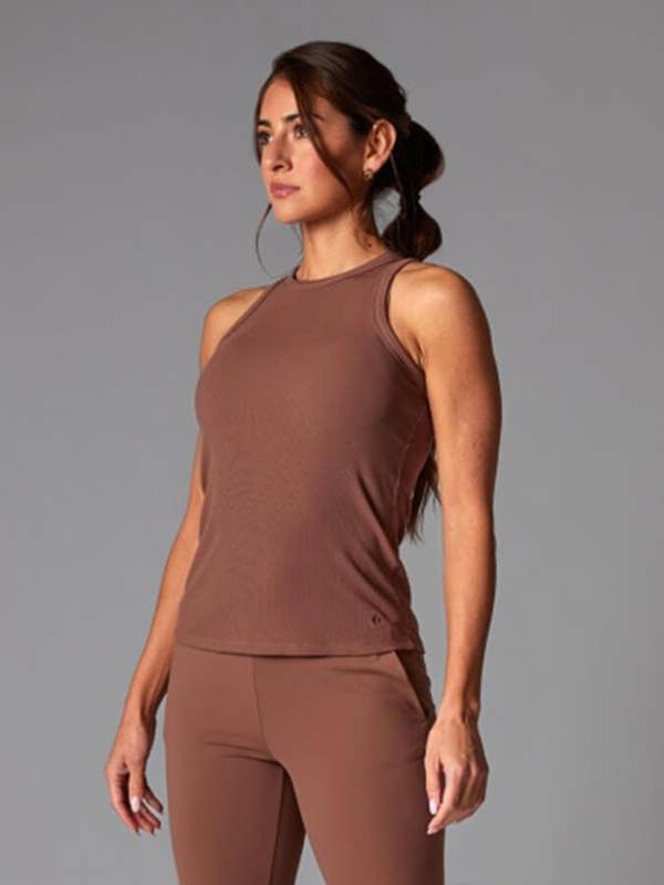 Tavi Perfect Fit Rib Tank Top - Clove