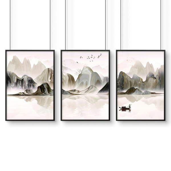 Wall decor bedroom | set of 3 wall art prints