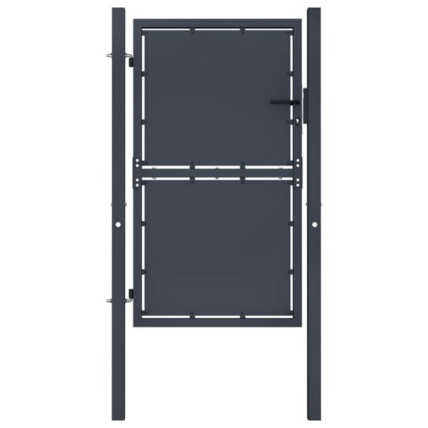 Berkfield Garden Gate Steel 100x175 cm Anthracite