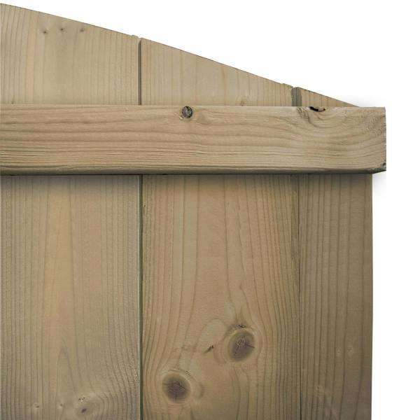 [amazon variation] dome top t&g semi-braced fence panel [6ft x 1ft, 2ft, 3ft, 4ft] 0