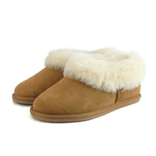 Eastern Counties Leather Womens/Ladies Elena Sheepskin Slipper Boots - Chestnut