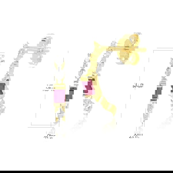 classic-baguette-ruby-diamond-half-eternity-hoop-earrings-in-9ct-yellow-gold-135e1886029 Flatlay