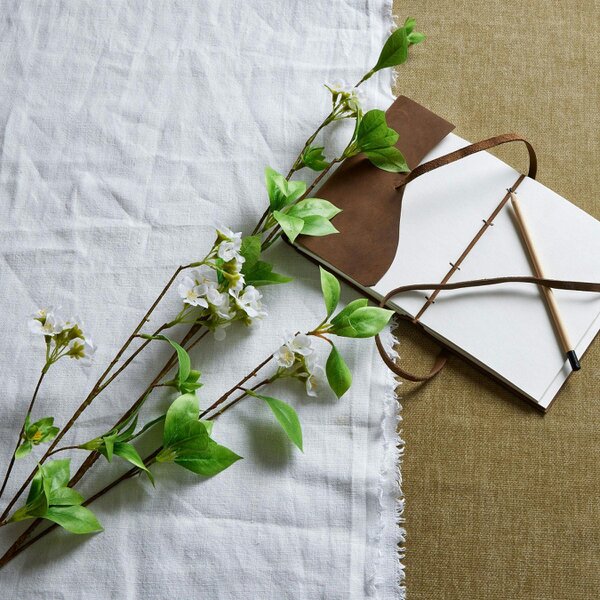 Wyld Haus Set of 3 Artificial Flowers Tall Mock Orange Spray