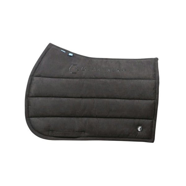 Coldstream Belford Suede Horse Saddlepad - Black