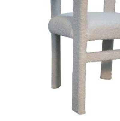 Wyld Haus Sarlat White Boucle Cosy Occasional Chair