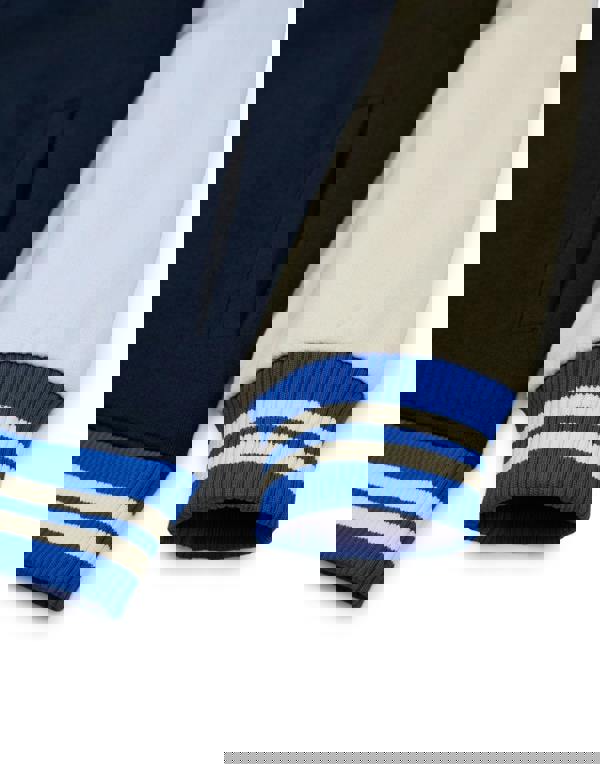 Sonic the Hedgehog Boys Blue Racing Team Varsity Jacket