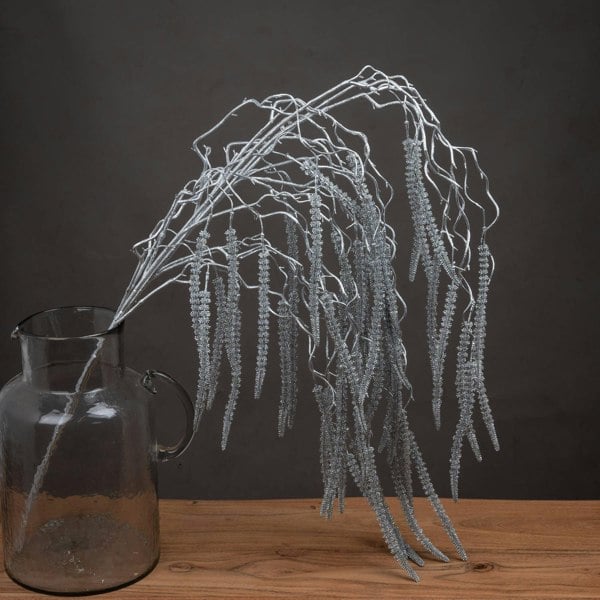 Hill Interiors Amaranthus Christmas Artificial Plant - Silver