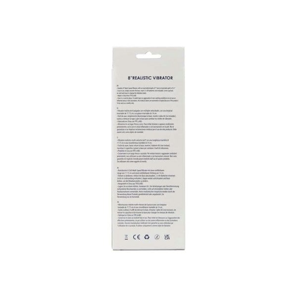 Loving Joy 7 inch Realistic Vibrator Purple