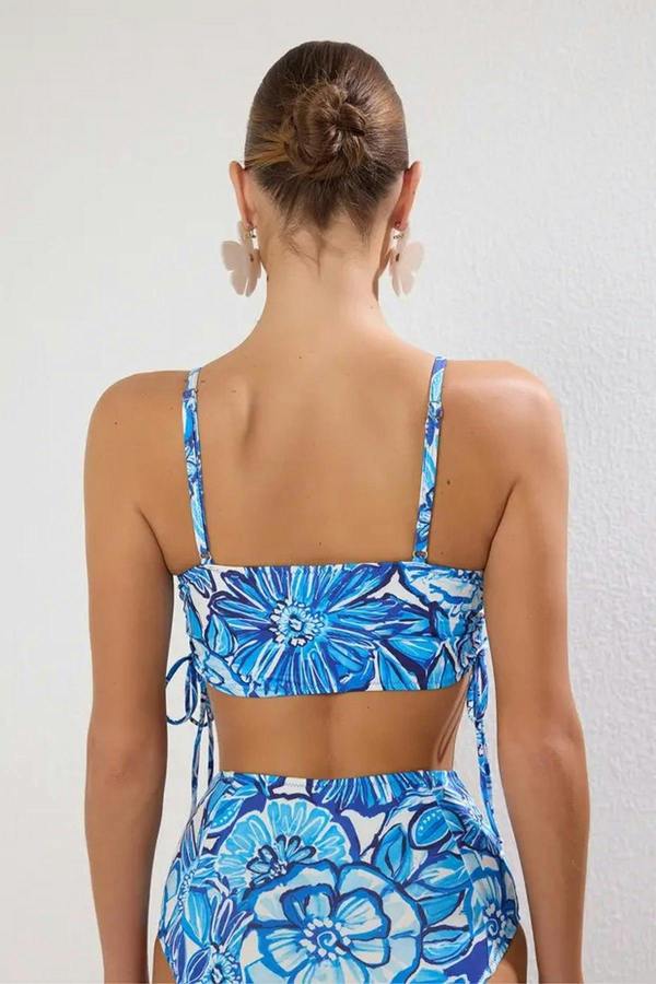 WOVCOR Tunnel Bralette Covered Bikini Top