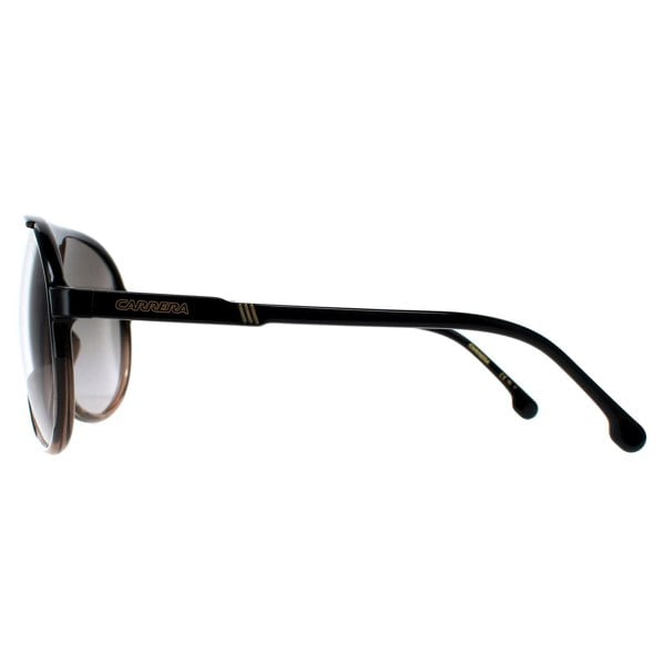 Carrera Sunglasses Champion 65/N DCC/HA Black Brown Shade Brown Gradient