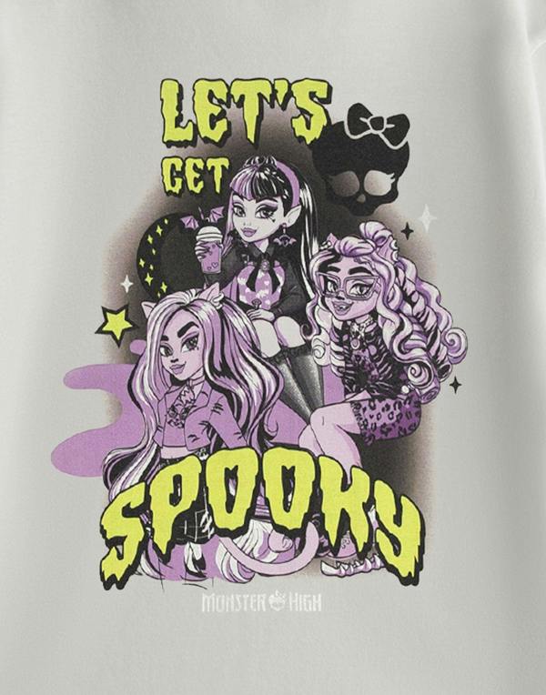 Vanilla Underground Monster High Girls Purple Ghouls night out Short Sleeved T-Shirt