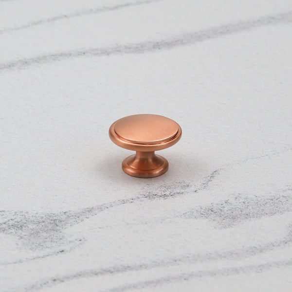 Handle & Home Satin Copper Cup Handle & Matching Knobs