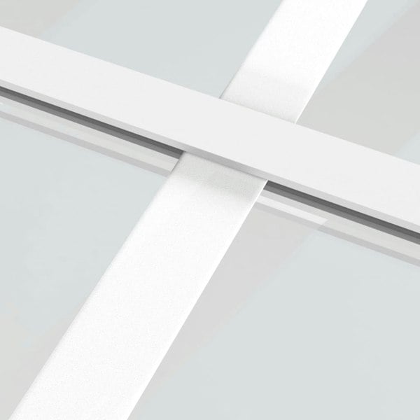 Berkfield Sliding Door ESG Glass and Aluminium 76x205 cm White