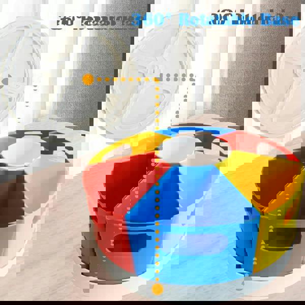 MANTRARAJ Desk Organiser 360 Degree Rotating Pen Holder Stand Table Top Organisers With 7 Compartments