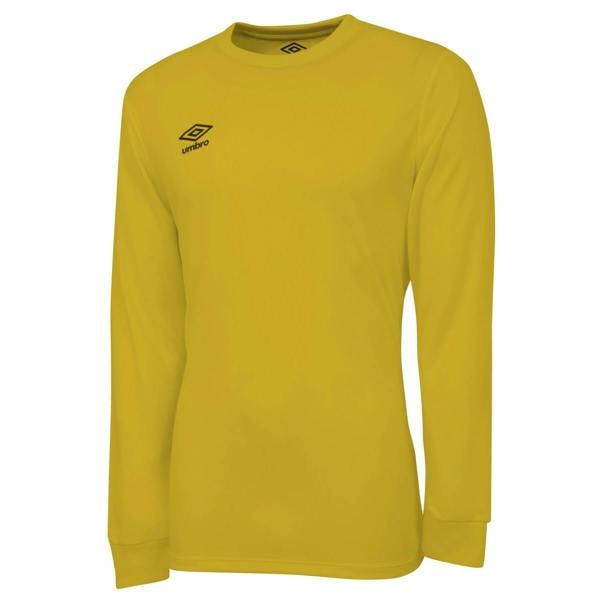 Umbro Mens Club Long-Sleeved Jersey - Yellow - 