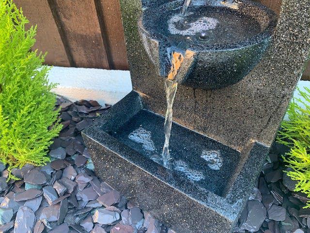 Tranquillity Water Features Compact Ebony Contemporary Water Feature
