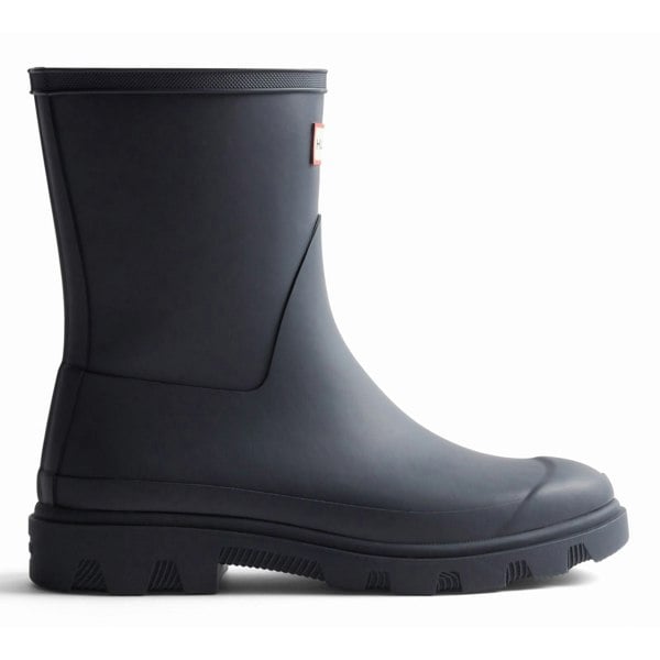 Hunter Downpour Short Boot Rubber Women's Hunter Wellington Boots - Navy