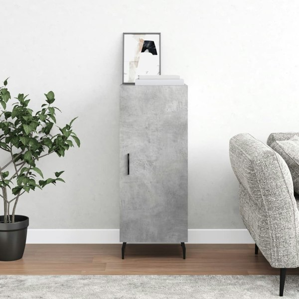 Berkfield Sideboard Concrete Grey 34.5x34x90 cm Engineered Wood
