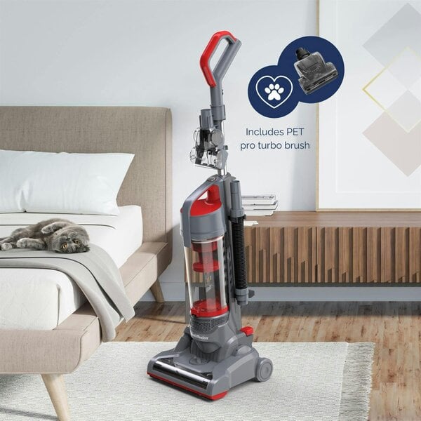 Rediffusion Pet Pro Upright Vacuum Cleaner Red