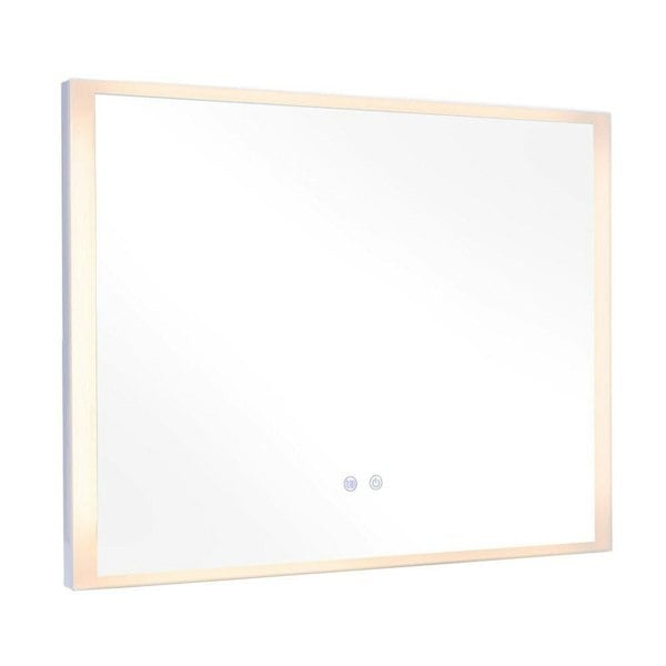 Frameless Anti-Fog Dimmable LED Wall Mirror Living and Home