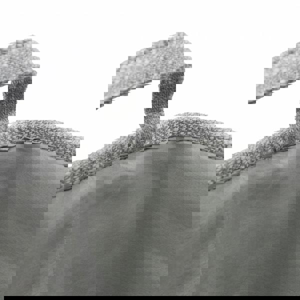 JVL Serena Rectangular Fabric Storage Baskets with Handles for Home Organisation, Light Grey