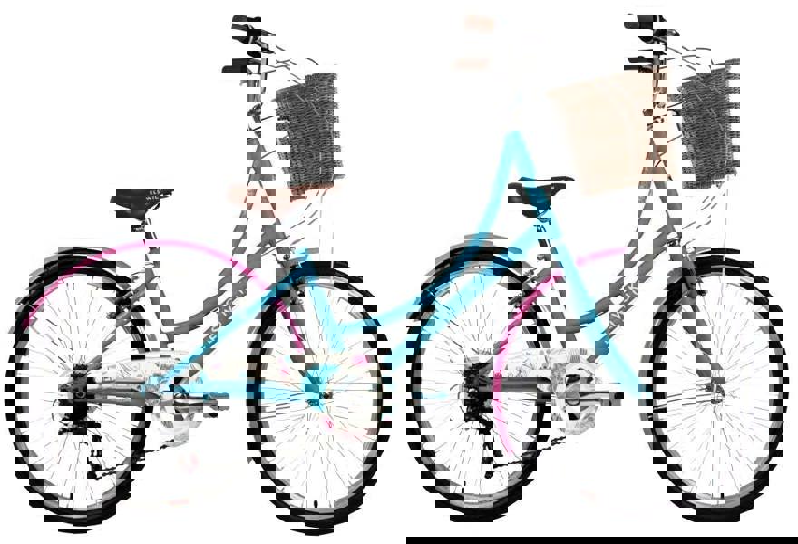 Elswick Eternity 24" Kids Girls Bike - Blue/Pink