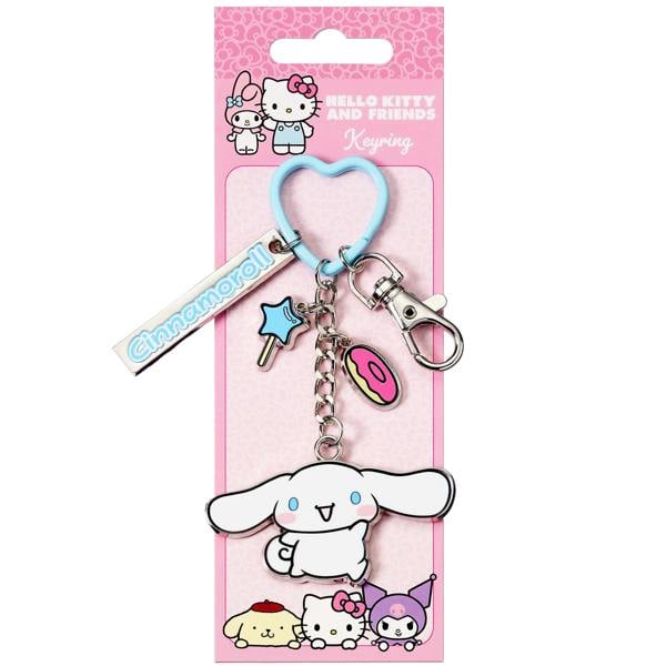 The Carat Shop Hello Kitty Cinnamoroll Keyring With Charms