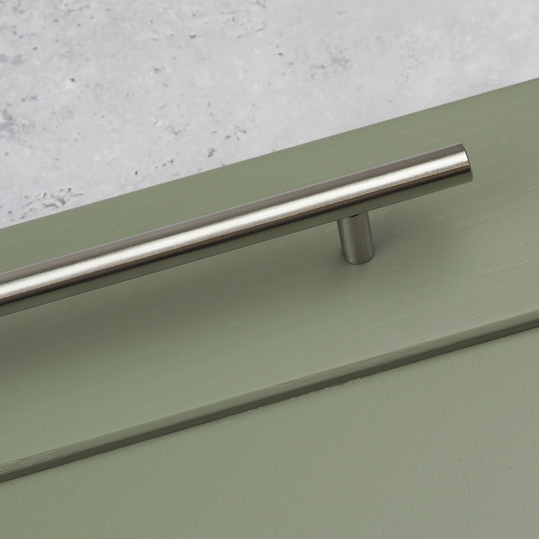Handle & Home 256mm Brushed Nickel 10mm Diameter T-Bar Cabinet Handle